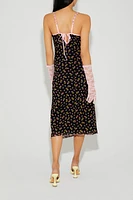 Betsey Johnson Floral Midi Dress