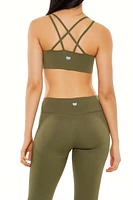 Strappy Longline Sports Bra