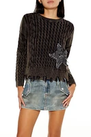 Frayed Star Sweater