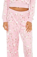 Floral Wide-Leg Pajama Pants