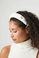 Rhinestone Star Plush Headband