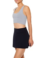 Seamless Square-Neck Sports Bra