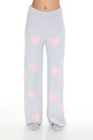 Heart Print Pajama Pants