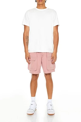 3D Pocket Drawstring Cargo Shorts