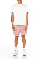 3D Pocket Drawstring Cargo Shorts