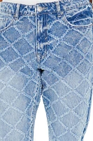 Lattice Slim-Fit Jeans