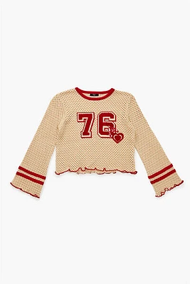 Girls 76 Patch Sweater (Kids)