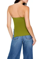 Ribbed Slit Tube Top