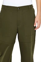 Mid-Rise Baggy Pants