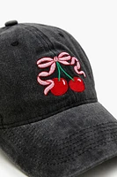 Bow & Cherry Baseball Cap