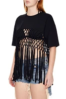 Crochet Fringe Tee