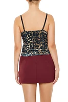 Leopard Print Velvet Cami