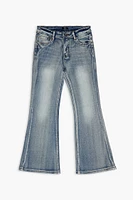 Girls Rhinestone Flare Jeans (Kids)