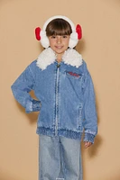 Girls Disney Mickey Mouse Denim Jacket (Kids)