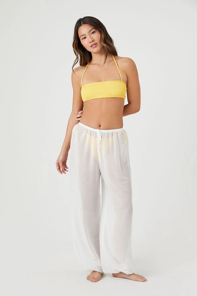 Low-Rise Swim Cover-Up Pants