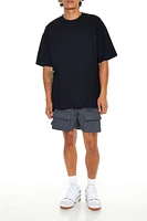 Cotton Crew High-Low Hem Tee