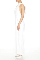 Chiffon Halter Jumpsuit