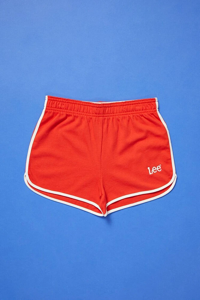 Girls Lee Embroidered Ringer Shorts (Kids)