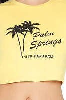 Palm Springs Graphic Baby Tee