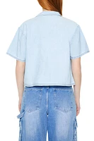 Denim Boxy Shirt