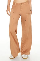 Mid-Rise Wide-Leg Pants