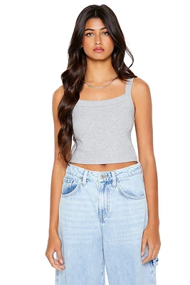 Cropped Thick-Strap Cami