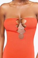 Cutout Mini Tube Dress