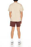 Cotton-Blend Drawstring Shorts