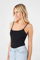 Sweater-Knit Cami Bodysuit