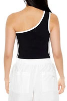 One-Shoulder Crop Top