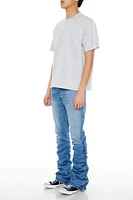 Stacked Slim-Fit Mid-Rise Jeans