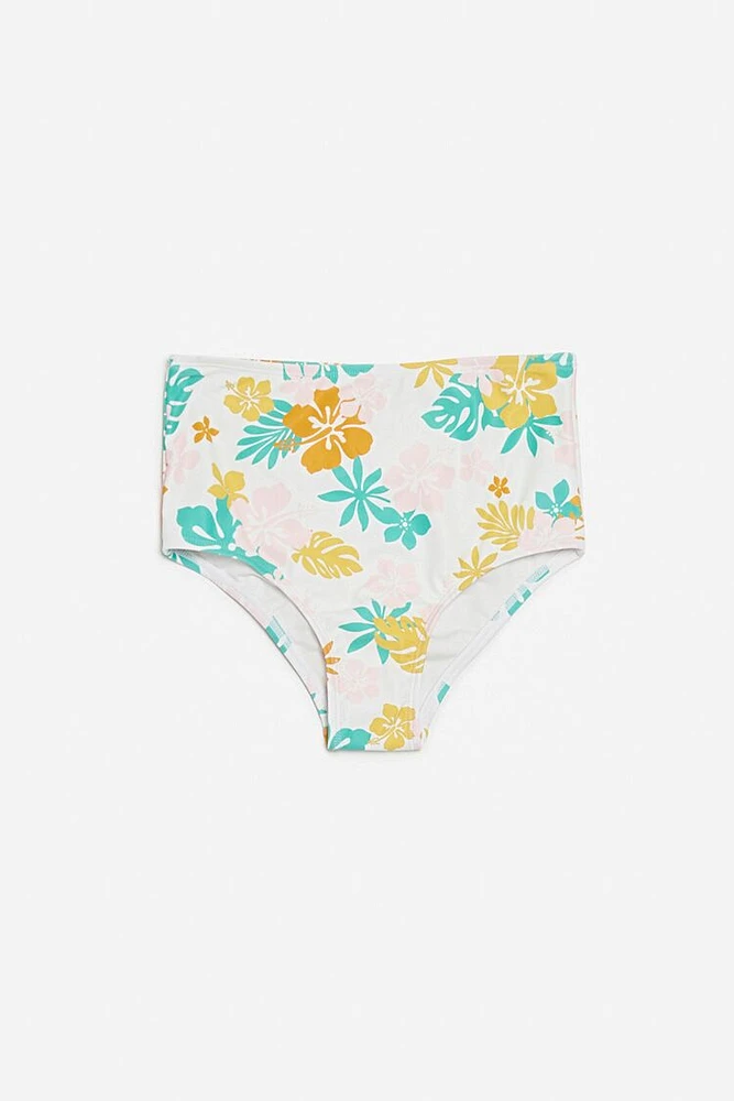 Girls Floral Print Bikini Bottoms (Kids)