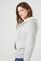 Alaska Faux Shearling Zip-Up Hoodie