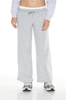Layered Drawstring Sweatpants