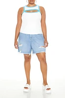 Plus Cutout Tank Top