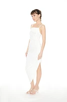 Asymmetrical Cami Midi Dress