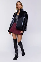 Open-Front Puffer Jacket