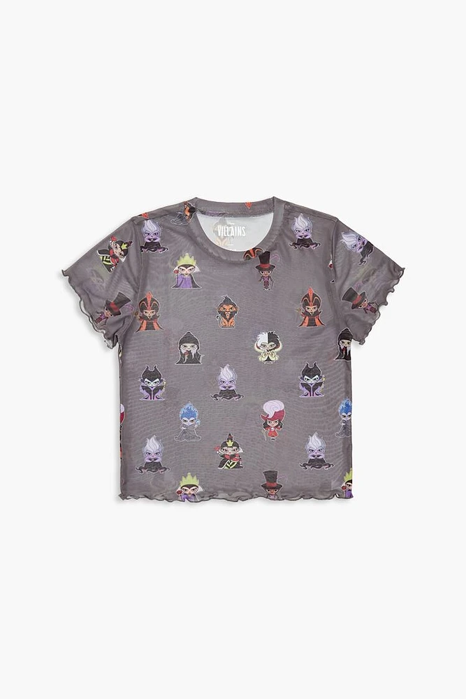 Disney Villains Print Baby Tee