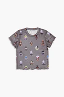 Disney Villains Print Baby Tee