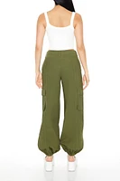 Cotton-Blend Cargo Joggers