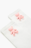 Teddy Bear Crew Socks