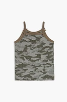 Girls Jacquard Camo Cami (Kids)