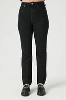 Ultra High-Rise Straight Jeans