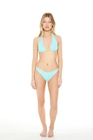 Seamless Halter String Bikini Top