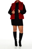 Plus Faux Fur Vest