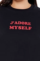 Plus Jadore Myself Tee