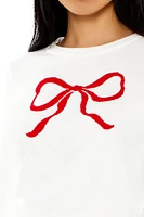 Cropped Bow Sweater