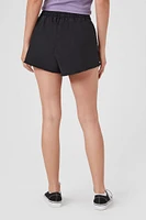 Frayed Drawstring Shorts