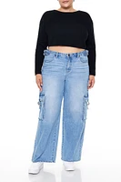 Plus Thermal Crop Top