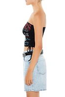 Western Pioneers Graphic Tube Top